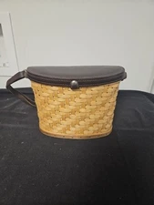 2005 Collectors Club Heartwood Binocular Basket Combo Longaberger