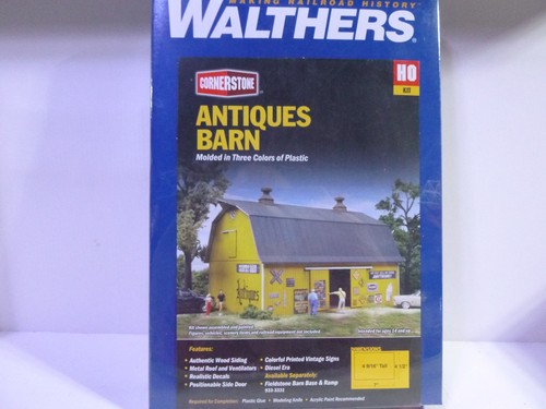 --Kit de construcción HO-Walthers Cornerstone - ANTIGUO GRANERO 933-3399 NUEVO EN CAJA | Condition: New