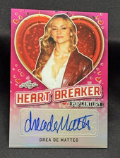 2018 Leaf Metal Pop Century Autograph Heart Breaker Pink Drea De Matteo    3/7