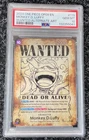 PSA 10 Monkey D. Luffy OP05-119 OP09 WANTED Alt Art 2024 One Piece GEM MT