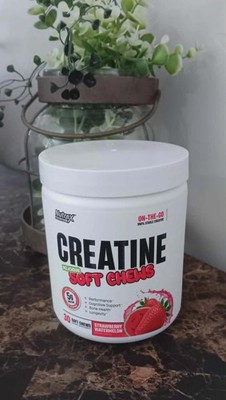 NUTREX RESEARCH CREATINE SOFT CHEWS - STRAWBERRY WATERMELON 30 SOFT CHEWS - NEW