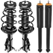 - 2Pcs Front Complete Struts Spring Assembly  2Pcs Rear Shock Absorbers Fits