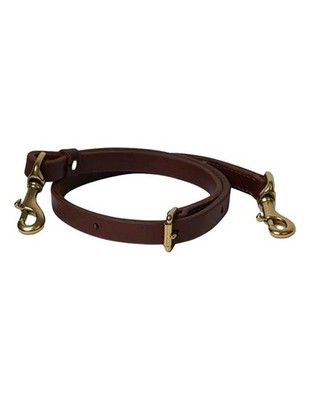 Professionals Choice Tiedown Strap Leather Snaps Heavy Oil RH8056