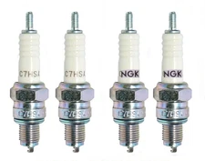 4x SPARK PLUG  C7HSA KAWASAKI SUZUKI YAMAHA KYMCO HONDA