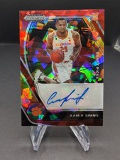 2021-22 Panini Prizm Draft Picks - Draft Picks Autographs Aamir Simms #DP-ASI...