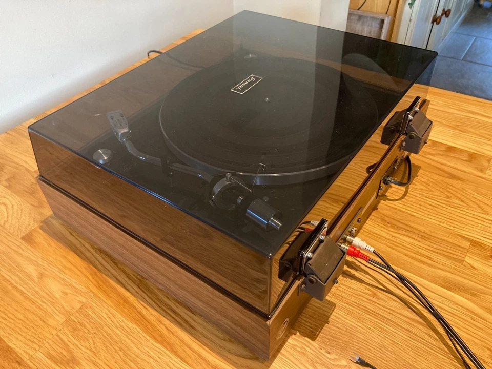 SANSUI SR-212 BELT DRIVE SEMI-AUTO TURNTABLE 33/45RPM 110-240V VGC GWO - Image 4 of 4