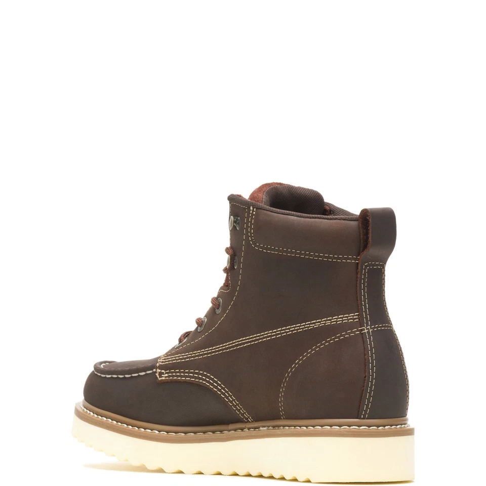 Wolverine Men Loader 6" Wedge Boot Work Shoes Leather - Image 3 of 4