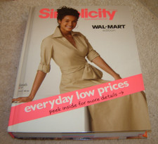 SIMPLICITY PATTERN COUNTER BOOK WALMART store edition 2007 sewing patterns 984pg