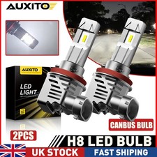 2X AUXITO H8 H9 H11 LED Headlight Bulbs Kit High Beam Low 6500K Xenon White M3