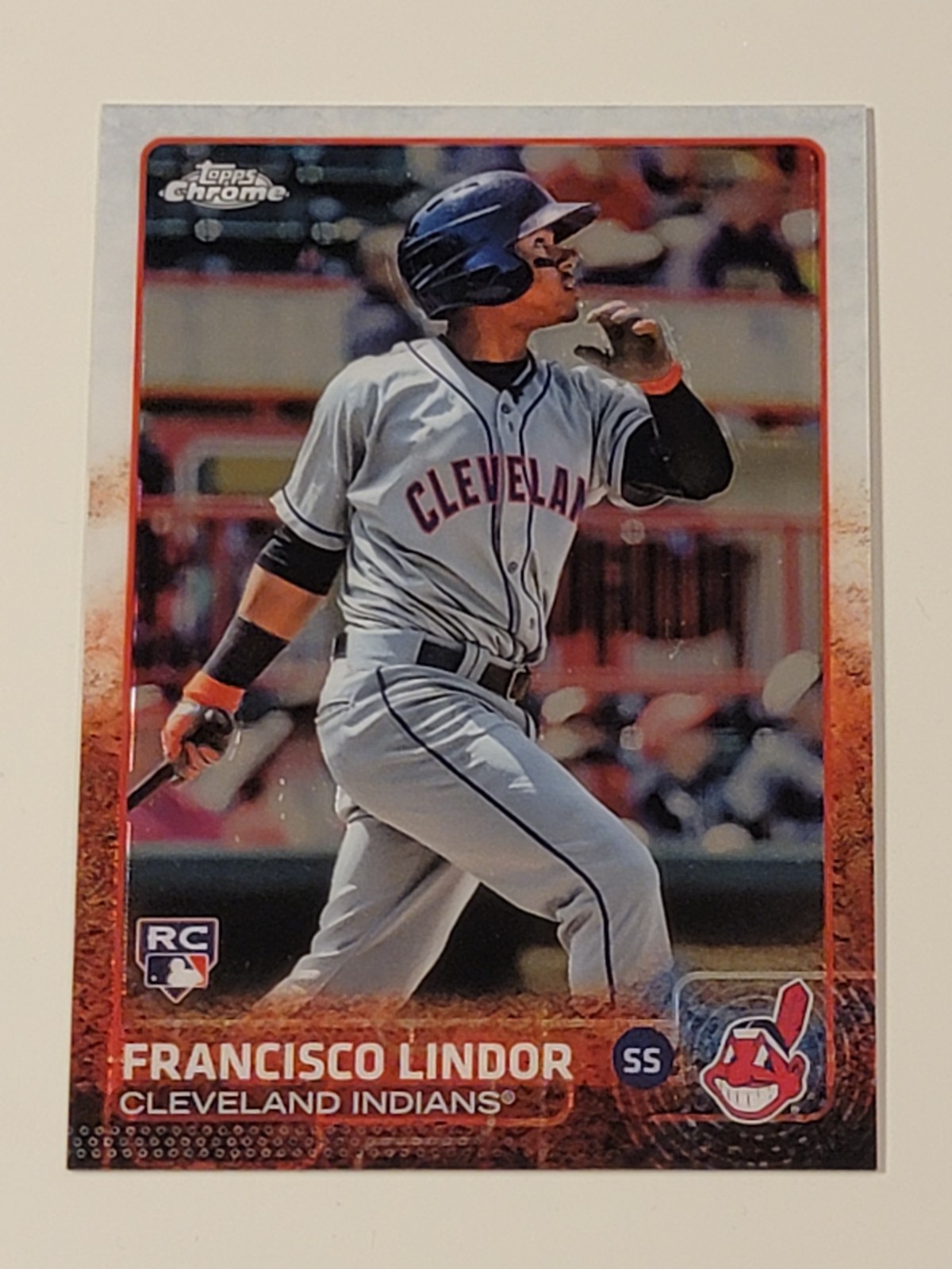 2015 Topps Chrome FRANCISCO LINDOR Rookie RC #202 SP Short Print NY Mets