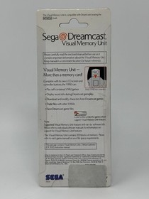 OEM Sega Dreamcast Visual Memory Unit VMU [MK-50120] *CIB - TESTED - NEEDS BATT*