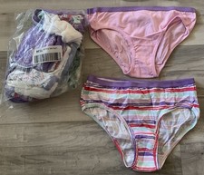 Fruit of the Loom Girls Cotton Bikini Underwear - 14 Pack / Size 12 NWOT