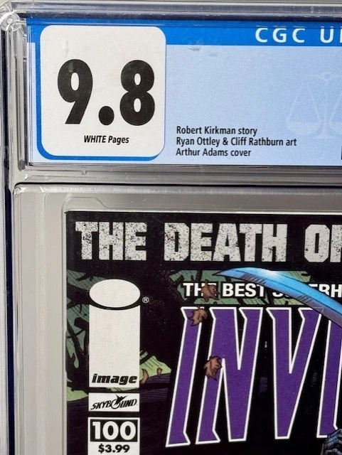 🔥💀 Invincible #100 CGC 9.8 | Adams Variant | “Death of Everyone” Part 3💀🔥 - Image 2 of 4