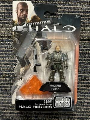 Mega Bloks Halo Sergeant Forge Halo Heroes Figure 2015 Mattel DPJ77 *taped pckg