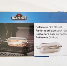 New Rotisserie Food Basket NAPOLEAN Grills 64000 Stainless Steel Kitchen Grill