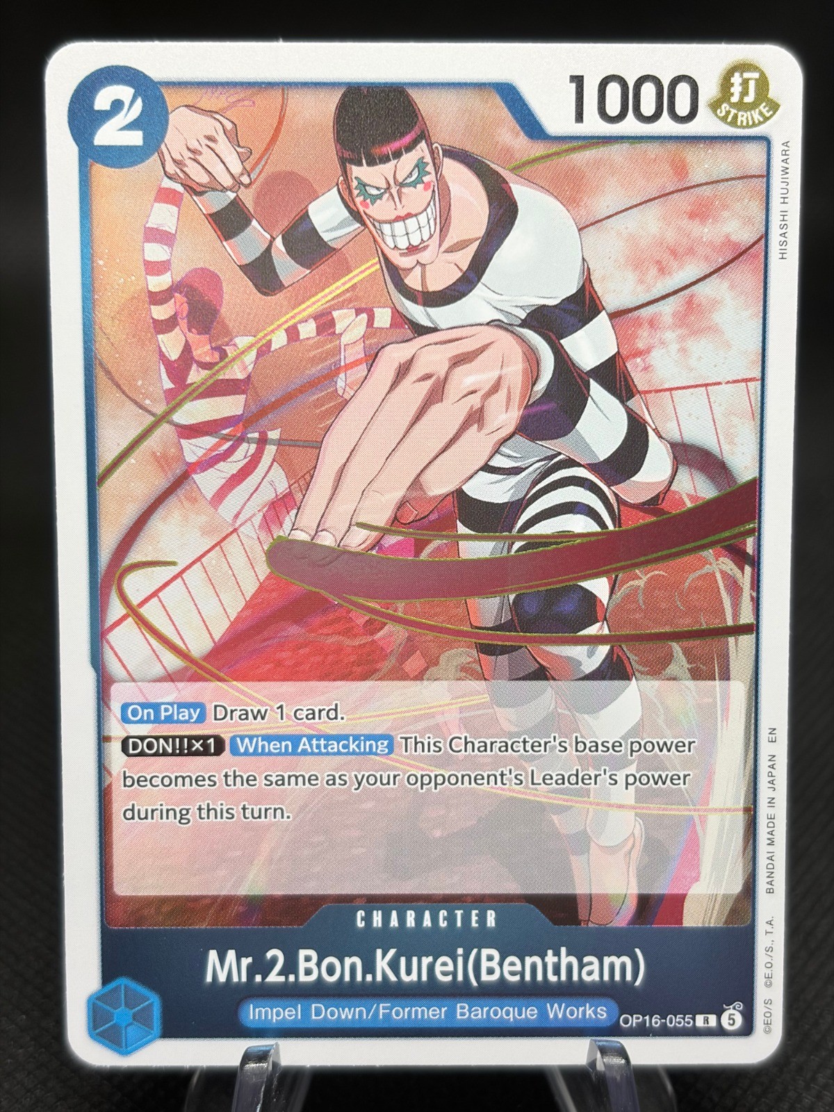 Mr.2.Bon.Kurei(Bentham) (055) OP16-055 NM One Piece CCG The Time of Battle OP16