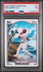 KEN GRIFFEY JR. #54 2025 TOPPS X BOB ROSS THE JOY OF BASEBALL REDS PSA 7