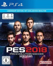 Pro Evolution Soccer 2018 Legendary Edition PS4 nuovo e confezione originale