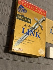 Nintendo NES Zelda II The Adventure Of Link Authentic Box And Manual