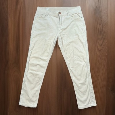 Mugsy Men's Sz 33x30 Fleets Corduroy Pants Creme Beige Comfort Stretch Trousers
