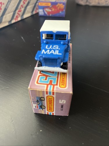 1976 Matchbox Superfast U.S. Mail Truck No.5 Made In England - Picture 4 of 5