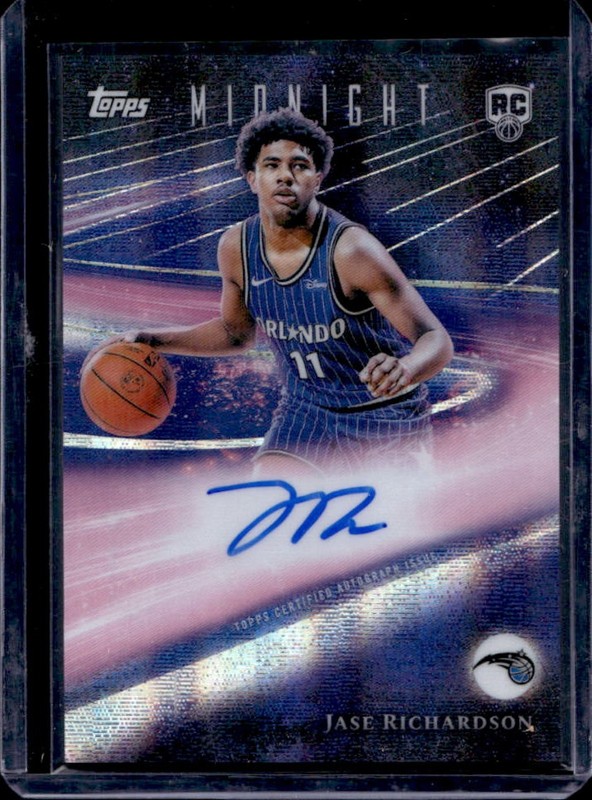 2025-26 Topps Midnight Jase Richardson Rookie Horizon Moon Beam Auto #RHS-JR