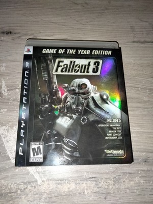 Fallout 3 - Game of the Year Edition (Sony PlayStation 3, 2009) PS3 CIB