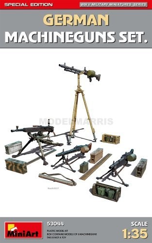 Miniart 53044 1/35 Set Deutscher Maschinengewehre Bausatz Special Edition-image