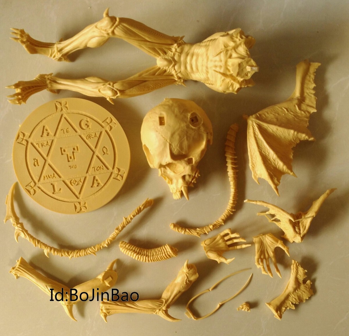 Devilman Unpainted Resin Garage Kit Unassembled Garage Kit 1/6