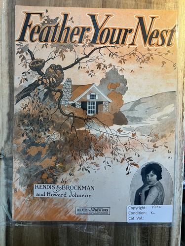 Feather Your Nest - Partituras 1920 - Foto de Anna Chandler en portada - Imagen 2 de 4