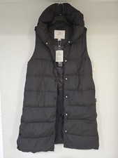 woolrich womens Jacket Hooded vest Color black SZ L.   475 