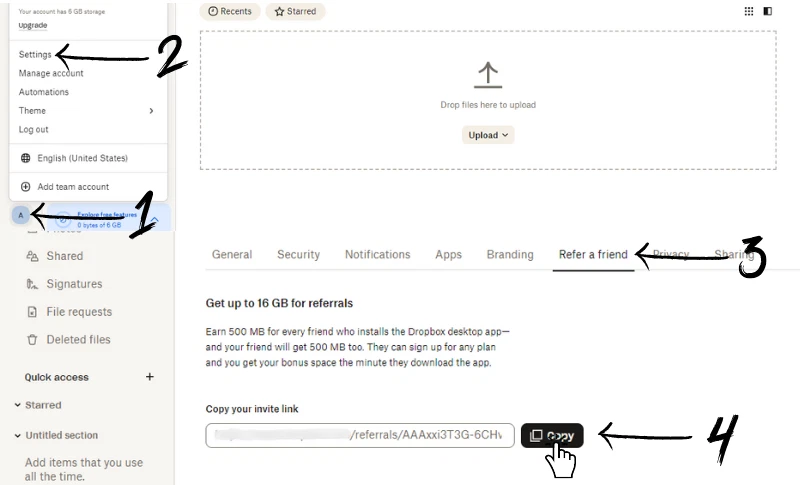 Dropbox 18GB Lifetime |ReferraI Service | Read Details - Image 2 of 2