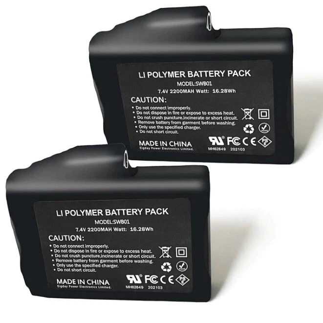 Heated Gloves Socks RST Motorcycle Rechargeable Lithium Batteries 7.4V 2200m - Image 2 of 4