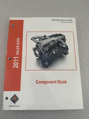 International COMPONENT BOOK ENGINE SERVICE MANUAL TRUCK SALES DATA Feb ...