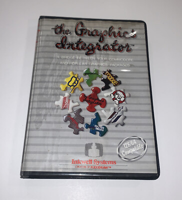 THE GRAPHICS INTEGRATOR Commodore 64 128 Inkwell Systems  Disk Preowned