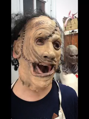 Maschera In Lattice Leatherface Eco | Costume Halloween E Carnevale - Foto 6