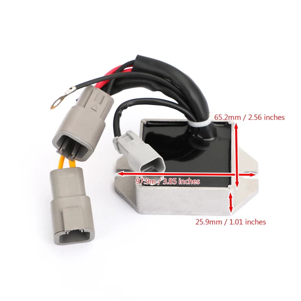 Voltage Regulator for Ski-Doo 600 HO SDI Repl # 515176243 515175717 515176023 - Imagem 3 de 4