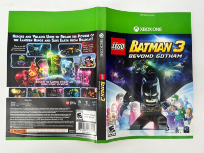 Lego Batman 3 Beyond Gotham Xbox 1 GameStop Promotional Display Only Artwork