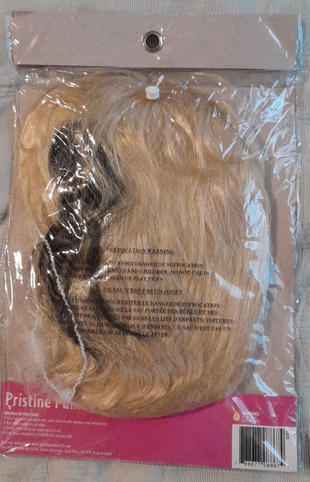 Peluca Punk Prístina Peluca Personaje Talla Única Para Todos Halloween Juegos con disfraces Anime Foto 2 de 2