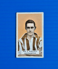 B.A.T.-FAMOUS FOOTBALLERS 1925 (SET 3)- 40 WM E RAWLINGS SOUTHAMPTON