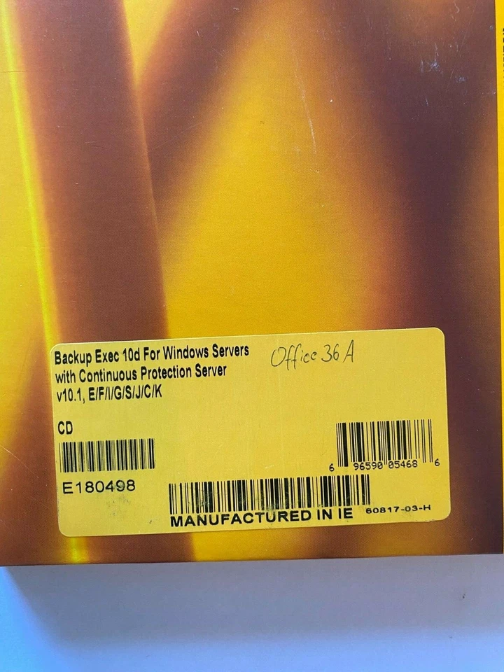 Symantec Backup Exec 10d  for Windows Servers + Continuous Protection Server - Bild 2 von 2