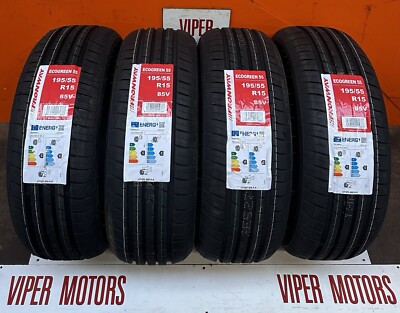 195 55 15 TYRE FRONWAY 1955515 195/5515 195/55/15 85V x 4 TYRES FULL ...