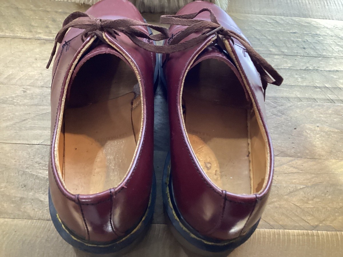 Dr. Martens Vintage Cheery Red / Ox Blood 3 Hole Oxfords, Sz Dr. Martens Vintage Cheery Red / Ox Blood 3 Hole Oxfords, Sz