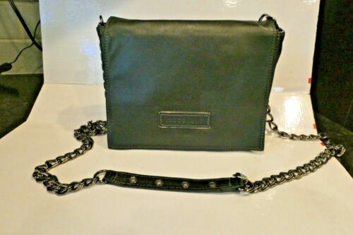 Longchamp Kate Moss Handbag Purse Crossbody Dark Green  Leather 8" x 6" x3" - Picture 1 of 9