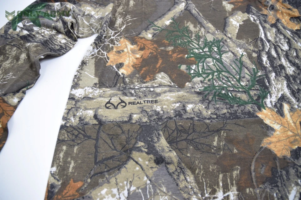 GB Oak Tree Camo Tshirt Long Sleeve Top Realtree ® Edge Camouflage Hunting Army - Image 2 of 3