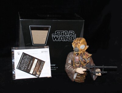 GENTLE GIANT STAR WARS ZUCKUSS BOUNTY HUNTER  1:6 BÜSTE BUST STATUE