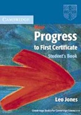 New Progress to First Certificate Student's Book Paperback Leo Jo