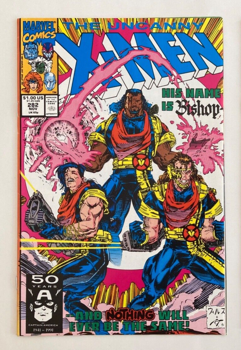 Uncanny X-Men Lot #282 (1991) 1st Bishop Appearances | HIGH GRADE VF/NM