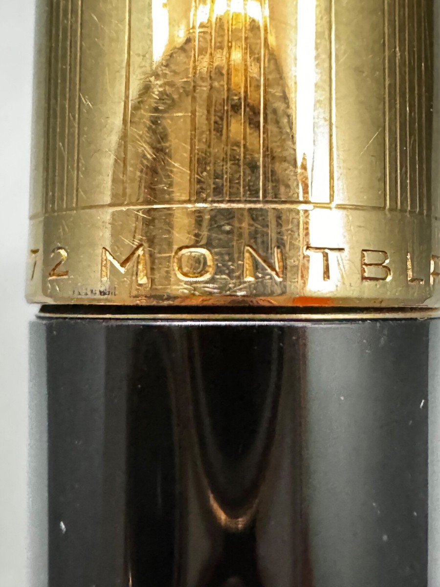 MONTBLANC Meisterstuck No.72 Rolled-Gold Fountain pen Piston