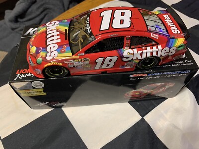 2014 Kyle Busch Autographed #18 Skittles Action 1/24 | eBay